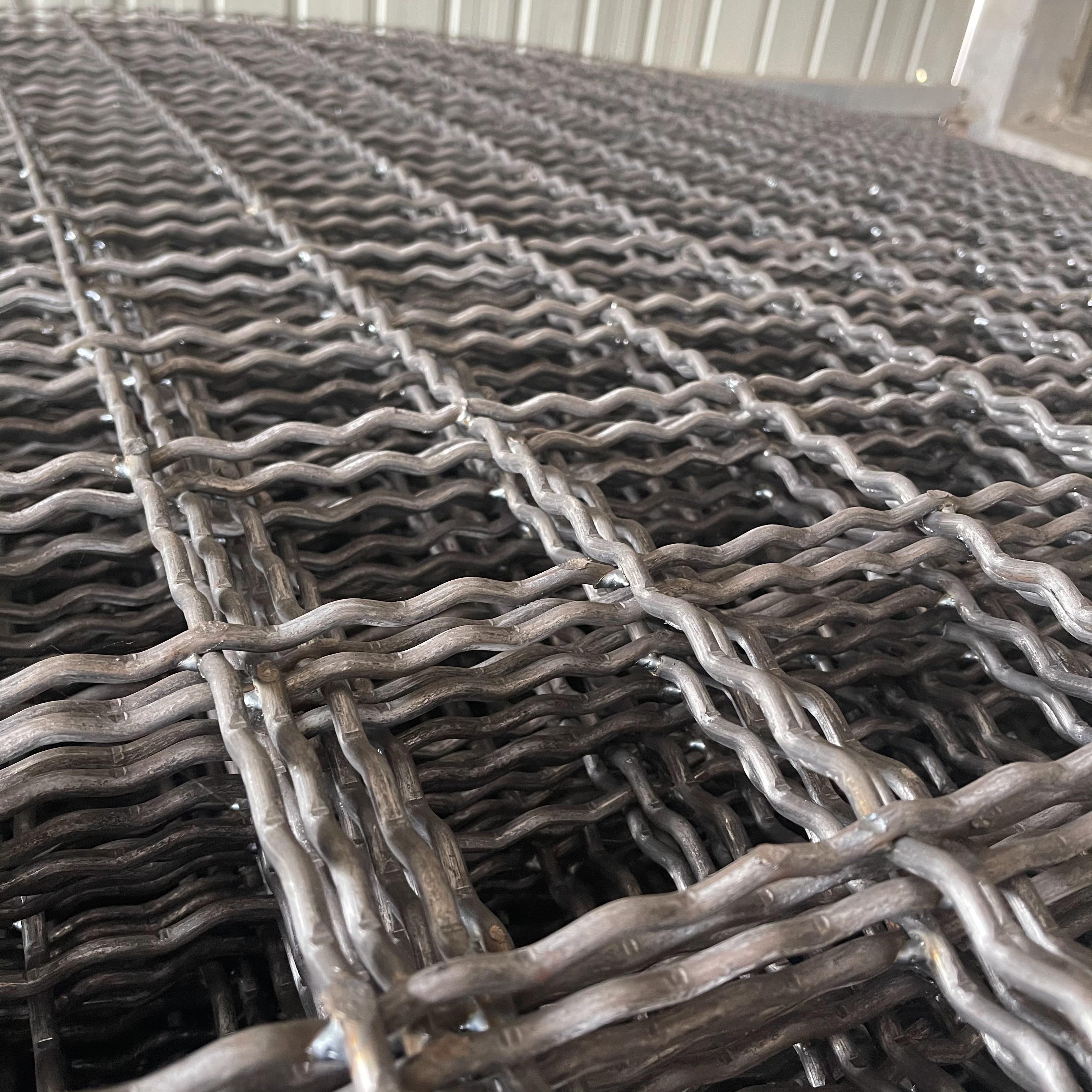 礦用鋼筋編織網(wǎng)軋花編織焊接網(wǎng)煤礦支護鋼筋錨網(wǎng)圖片3